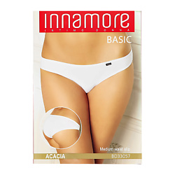 Трусы женские UNDERWEAR cлипы средней посадки из хлопка (bianco, 4)