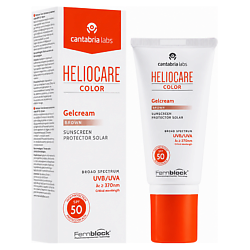 Оттеночный солнцезащитный гель-крем для лица Heliocare SPF 50