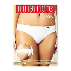 Трусы женские UNDERWEAR бразилиано средней посадки из хлопка (bianco, 4)