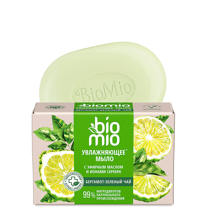 BIO MIO Натуральное мыло "Бергамот и Зелёный чай" Vegan-Soap ...
