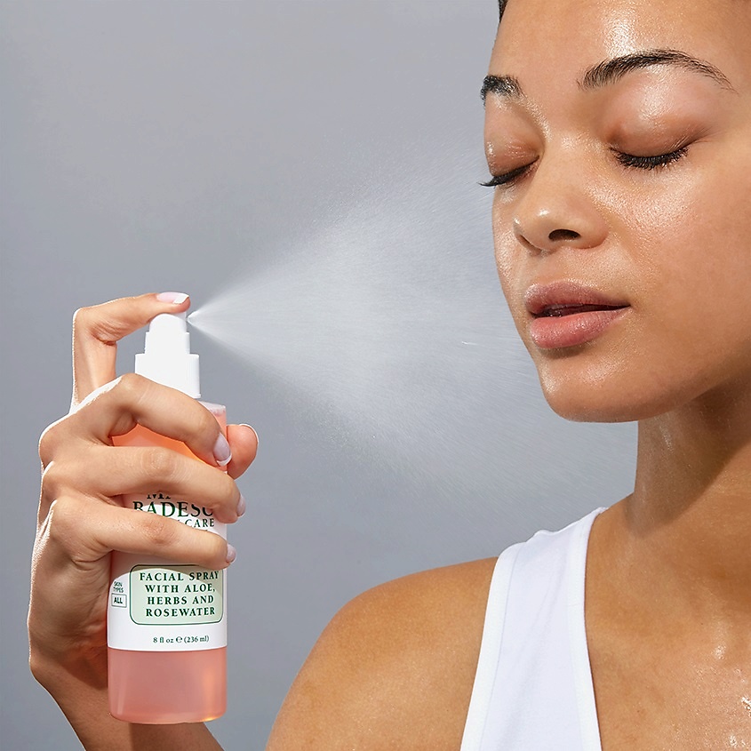 MARIO BADESCU Спрей для лица с экстрактом алоэ трав и розовой водой Facial Spray With Aloe Herbs And Rosewater – фото 3