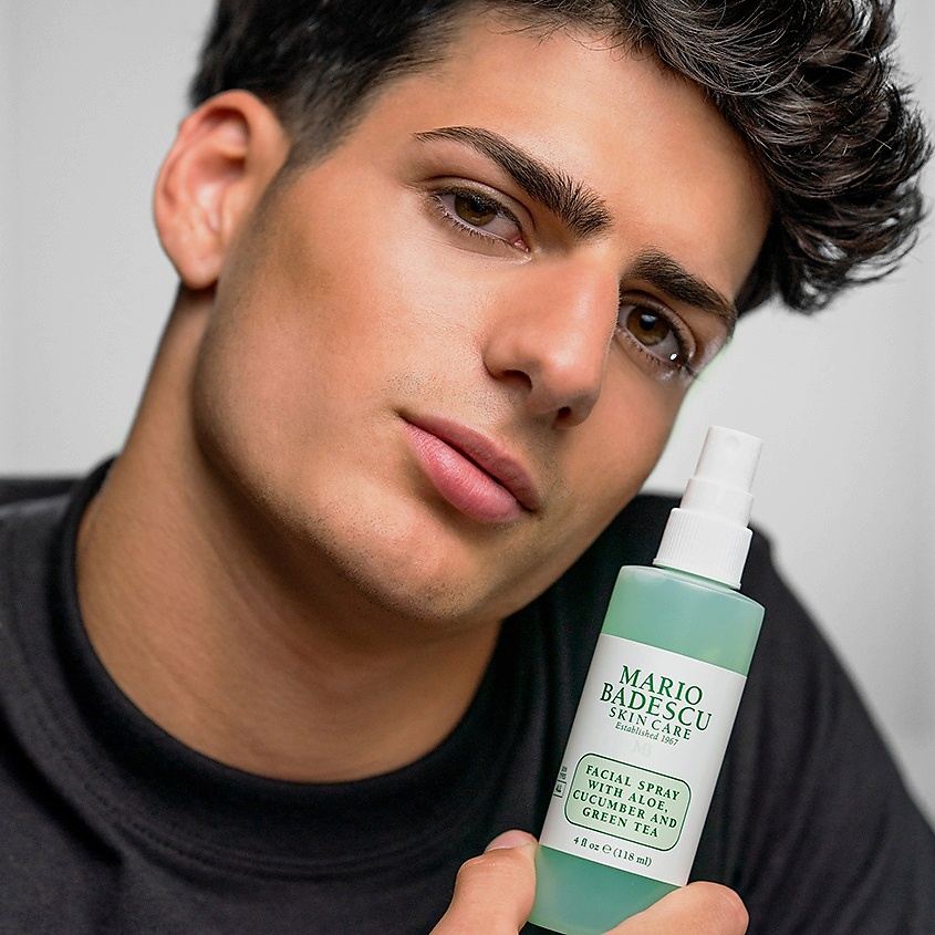 MARIO BADESCU Спрей для лица с экстрактом алоэ огурца и зеленого чая Facial Spray With Aloe Cucumber And Green Tea – фото 3