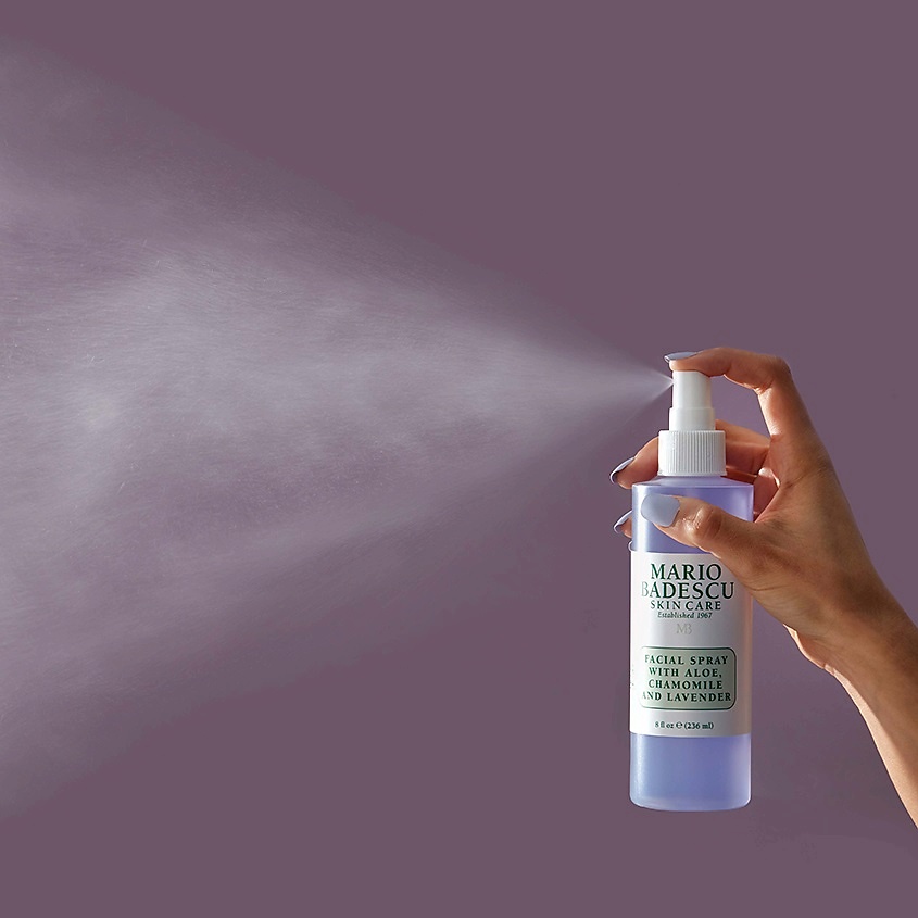 MARIO BADESCU Спрей для лица с экстрактом алоэ ромашки и лаванды Facial Spray With Aloe Chamomile And Lavender – фото 2