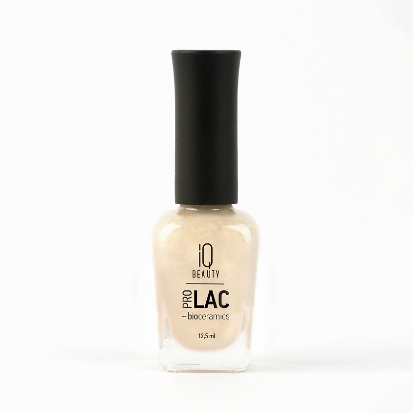 Изображение товара IQ BEAUTY Лак для ногтей укрепляющий PROLAC+bioceramics бежевый 10 мл