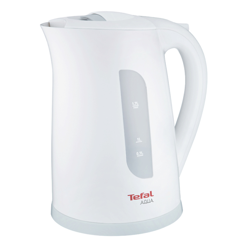 Изображение товара Электрический чайник Tefal Aqua II KO270130, 1.7 л, 2400 ВТ в нежно-белом цвете Изображение товара Электрический чайник Tefal Aqua II KO270130, 1.7 л, 2400 ВТ в нежно-белом цвете