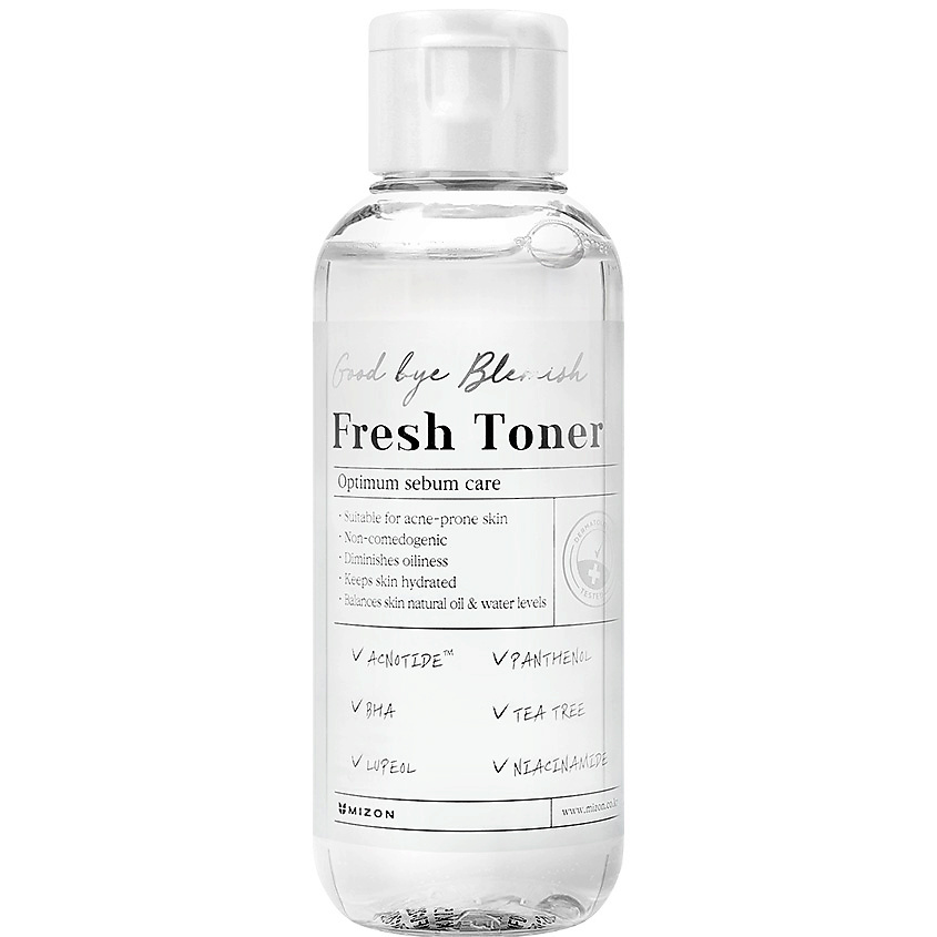 Изображение товара MIZON Тонер для лица Fresh Toner, 120 мл Изображение товара MIZON Тонер для лица Fresh Toner, 120 мл
