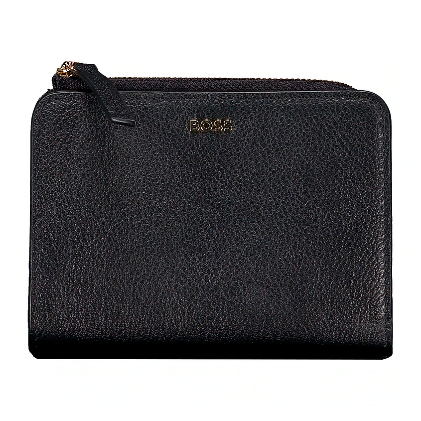 Изображение товара HUGO Кожаный кошелек BOSS Alyce New SM Wallet, Черный Изображение товара HUGO Кожаный кошелек BOSS Alyce New SM Wallet, Черный