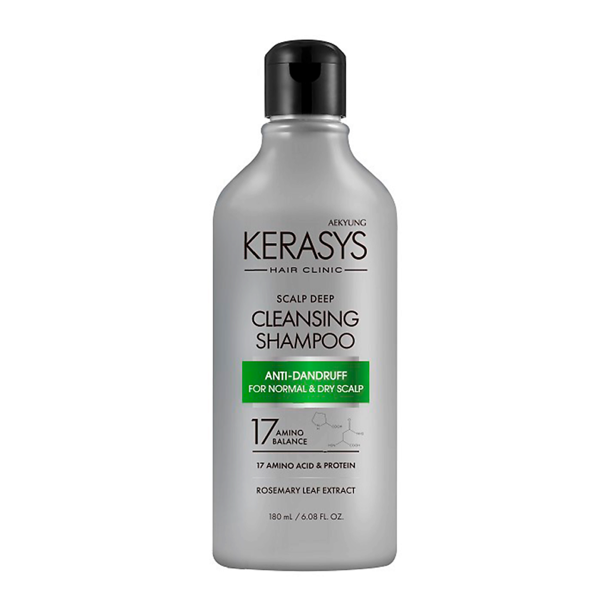 Изображение товара KERASYS Clinic Шампунь для сухих волос і шкіри голови 180 мл