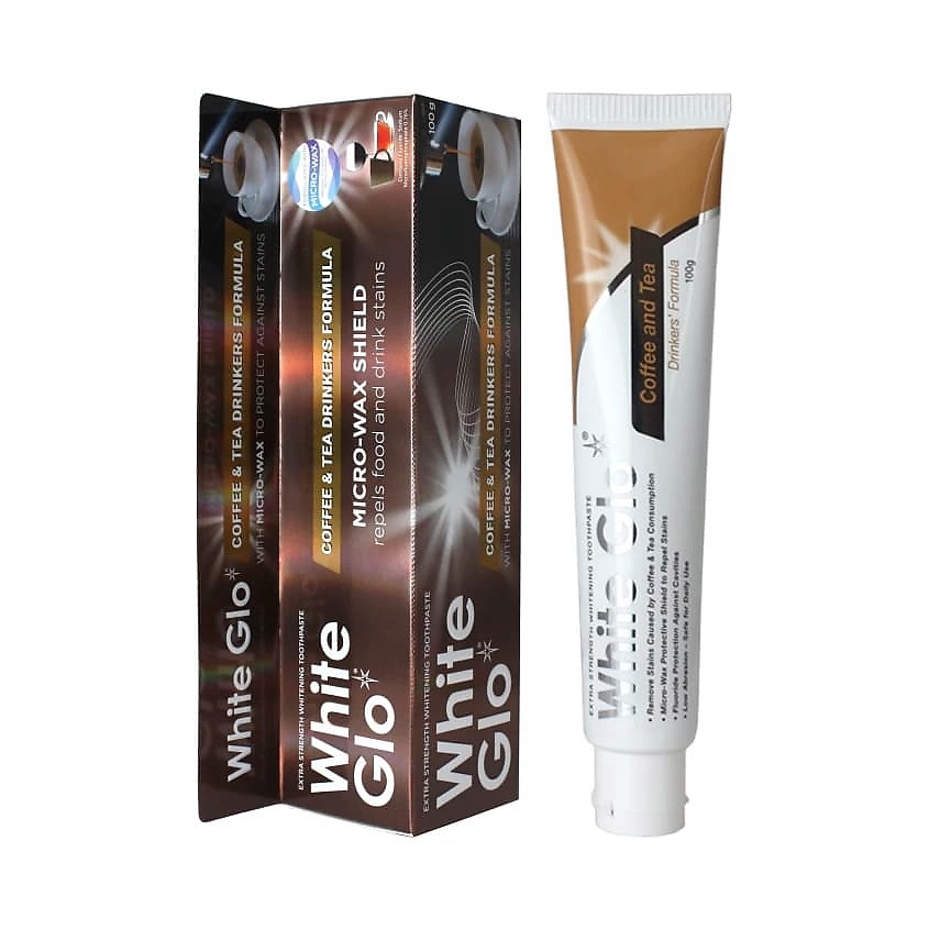 Изображение товара WHITE GLO зубная паста для отбеливания кофе и чая 100 г