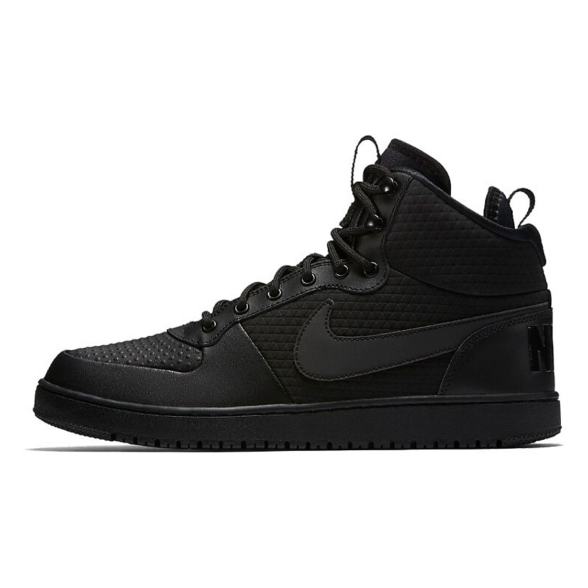 Изображение товара NIKE Кроссовки зимние Court Borough Mid Winter Triple Black, Черный