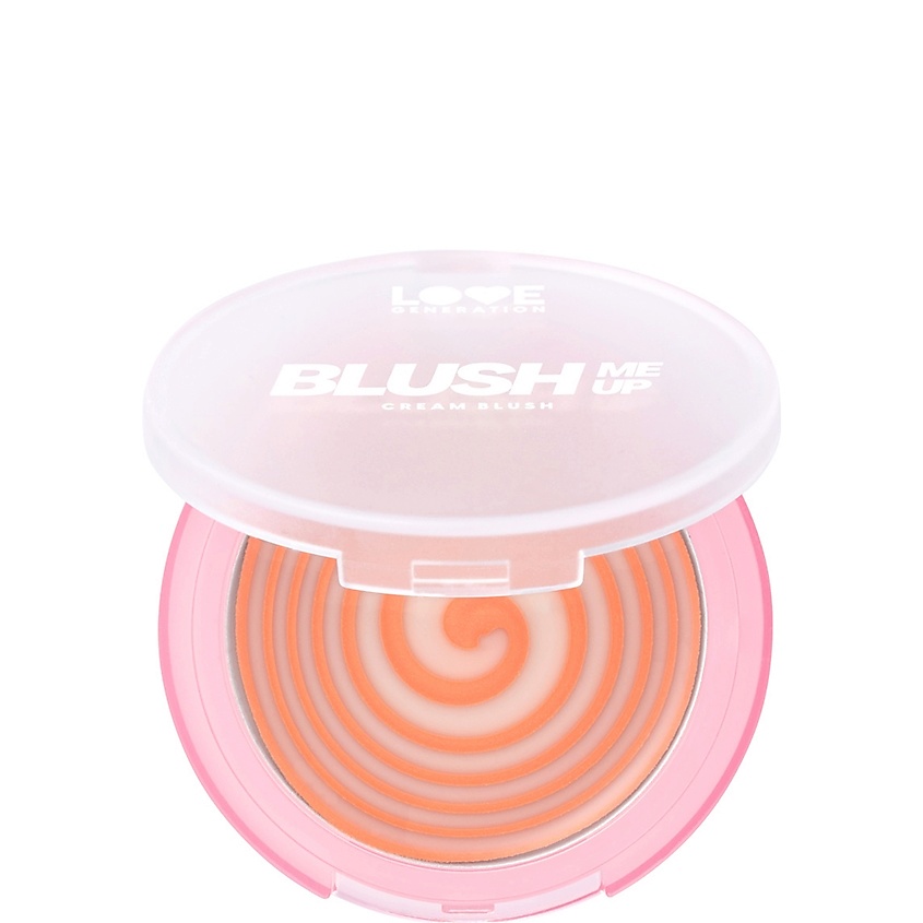 Изображение товара LOVE GENERATION Кремовые румяна для лица Blush Me Up, № 01 персиковый, 2,7 г