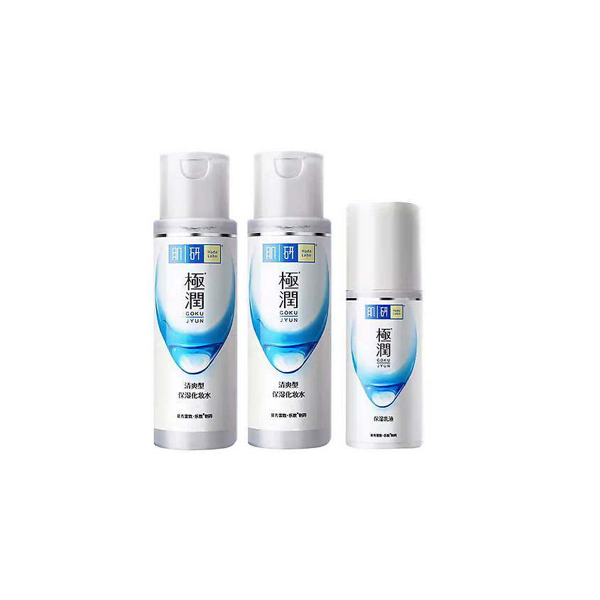 Изображение товара HADA LABO Набор для увлажнения кожи Gokujyun, 2x170 мл + 90 мл