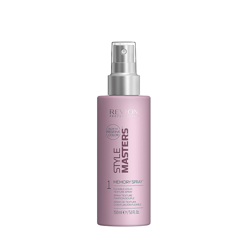 Изображение товара REVLON PROFESSIONAL Спрей переменной фиксации RP Style Masters Memory Spray, 150 мл Изображение товара REVLON PROFESSIONAL Спрей переменной фиксации RP Style Masters Memory Spray, 150 мл