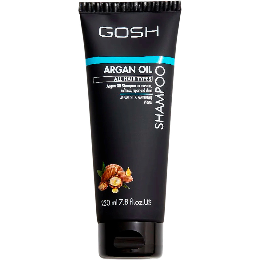 Изображение товара Шампунь для волос с аргановым маслом GOSH Argan Oil 230 мл - уход за сухими поврежденными волосами Изображение товара Шампунь для волос с аргановым маслом GOSH Argan Oil 230 мл - уход за сухими поврежденными волосами