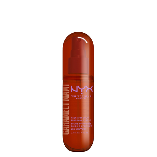 Парфюмированный спрей для тела NYX Professional Makeup NYX PROFESSIONAL MAKEUP Парфюмерный спрей для волос и тела Caramelt Mami