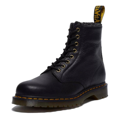 Кроссовки DR. MARTENS 1460 Dr.Martens Faux Fur Lined Grizzly Leather Lace Up Boot 'Black'