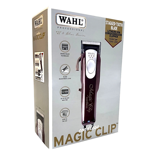 Машинка для стрижки WAHL Машинка для стрижки волос Cordless Magic Clip 3027252