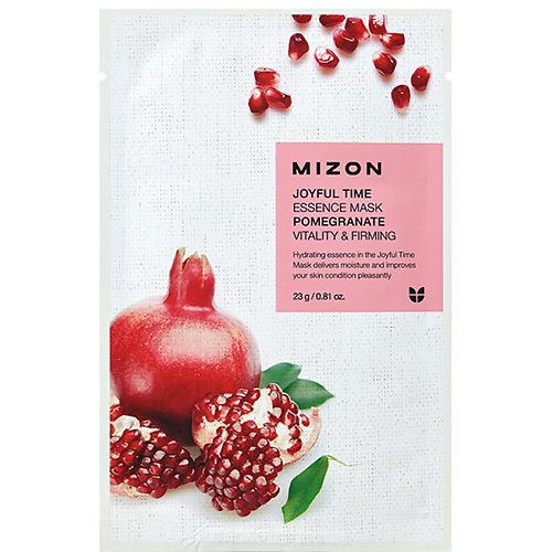 Маска для лица MIZON Маска тканевая для лица с экстрактом гранатового сока Pomegranate Joyful Time Essence Mask