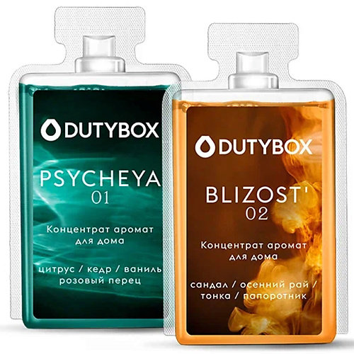 Освежитель воздуха DUTYBOX Парфюмированный освежитель воздуха, парфюм для дома Близость и Психея концентрат
