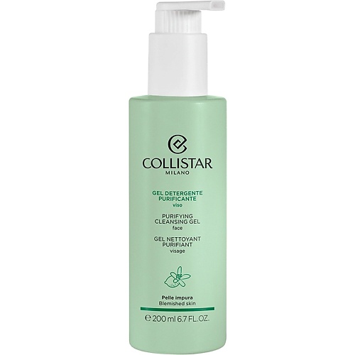 Гель для умывания COLLISTAR Гель для лица очищающий Purifying Cleansing Gel Face