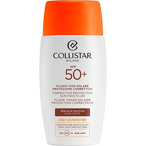 Солнцезащитный флюид для лица COLLISTAR Флюид для лица солнцезащитный для борьбы с пигментацией SPF50+ Corrective Protection Sun Face Fluid
