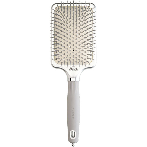Щетка для волос OLIVIA GARDEN Щетка для волос, размер L Expert Care Rectangular Nylon Bristles