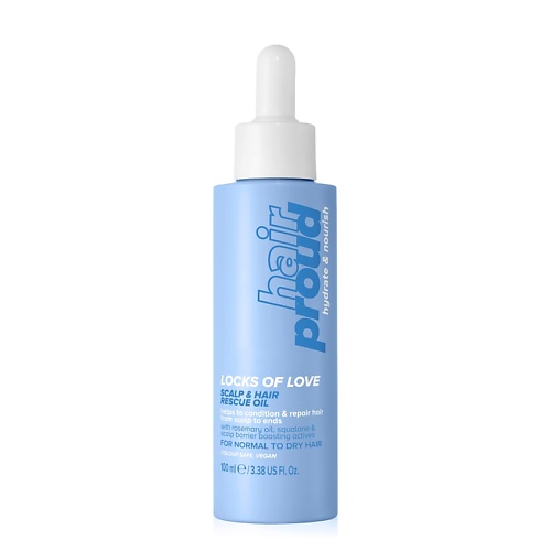 Масло для волос I AM PROUD Масло для волос и кожи головы увлажнение и питание Hydrate And Nourish Locks Of Love Scalp And Hair Rescue Oil