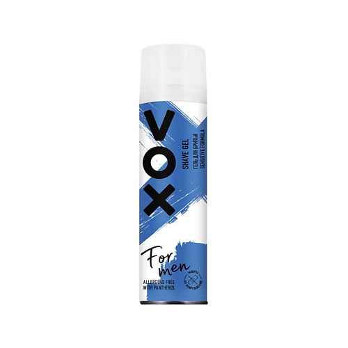 Гель для бритья VOX Гель для бритья FOR MEN Для чувствительной кожи