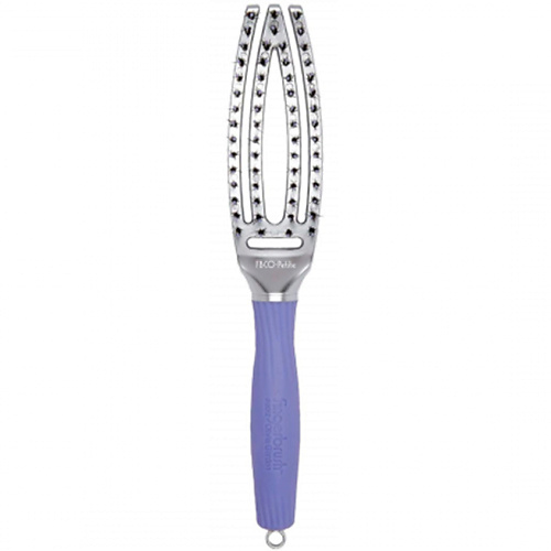 Щетка для волос OLIVIA GARDEN Щетка Fingerbrush Combo продувная изогнутая, ион нейлон/щетина