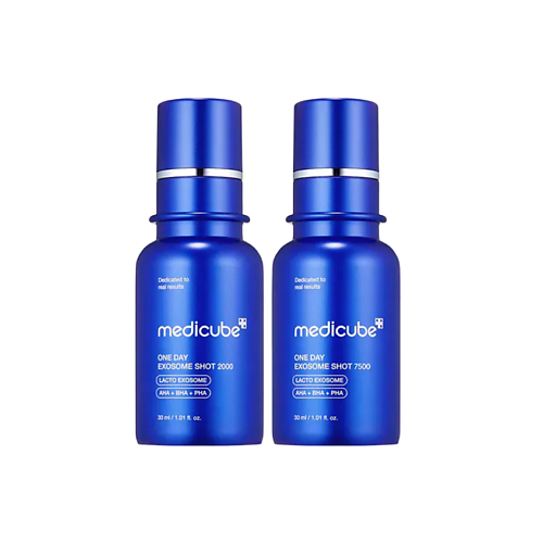 Набор средств для лица MEDICUBE Набор сывороток для обновления кожи One Day Exosome Shot Duo