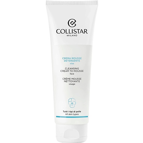 Крем для умывания COLLISTAR Крем-мусс для лица очищающий Cleansing Cream to Mousse Face