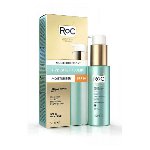 Крем для лица ROC Дневной увлажняющий крем Multi Correxion Hydrate + Plump SPF 30