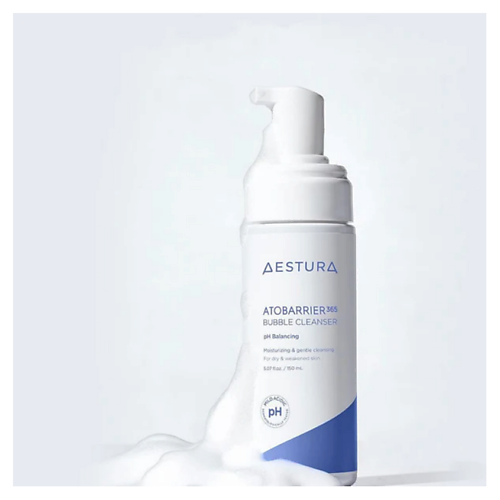 Лосьон для лица AESTURA Пенка для сухой и чувствительной кожи ATOBARRIER365 Bubble Cleanser