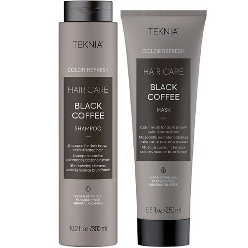 Набор для окрашивания волос LAKME Набор шампунь и маска Teknia Color Refresh Inspiring Conscious Beauty Black Coffee