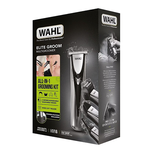 Машинка для стрижки WAHL Триммер Elite Groom Akku Multifunktions-Trimmer