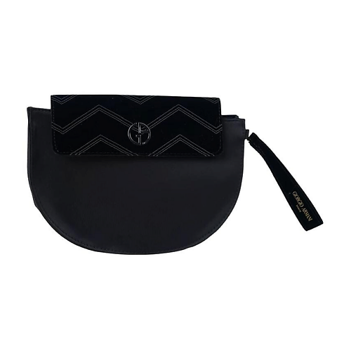 Косметичка GIORGIO ARMANI Косметичка-клатч Beauty Black Velvet Chevron Cosmetic Pouch