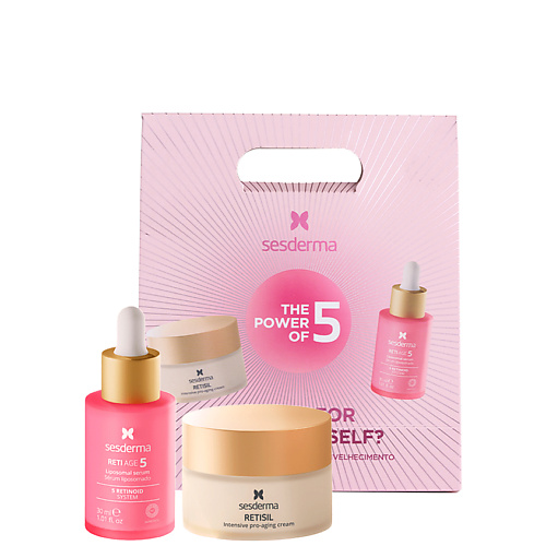 Набор средств для лица SESDERMA Набор для лица Антивозрастной The Power of 5