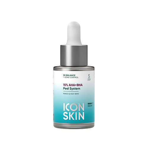 Пилинг для лица ICON SKIN 15% AHA+BHA пилинг