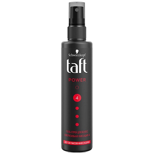 

ТАФТ TAFT Гель-спрей для волос Power, сверхсильная фиксация 150, TAFT Гель-спрей для волос Power, сверхсильная фиксация