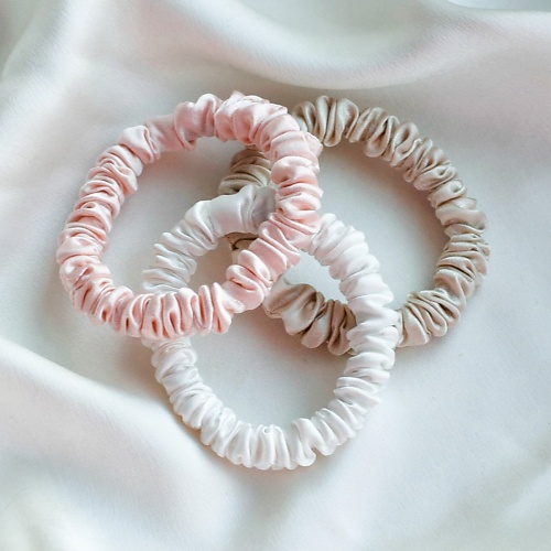 Резинка для волос 8 HORAS OF SILK Набор из 3 шелковых резинок