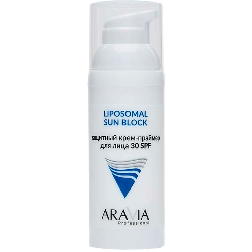 Крем для лица ARAVIA PROFESSIONAL Крем-праймер для лица Защитный с SPF30 Liposomal Sun Block