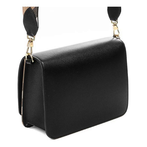 Сумка BURBERRY Сумка через плечо Mackford Check Canvas and Leather Shoulder Bag