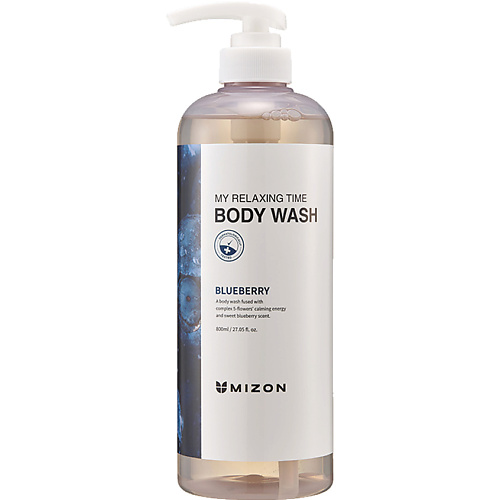Гель для душа MIZON Гель для душа с экстрактом голубики My Relaxing Time Blueberry Body Wash