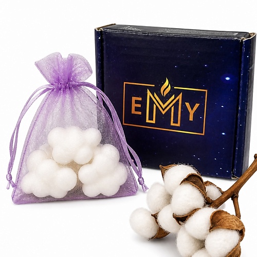 

EMY Саше для шкафа ароматическое, хлопок, 6 шт, Саше для шкафа ароматическое, хлопок, 6 шт
