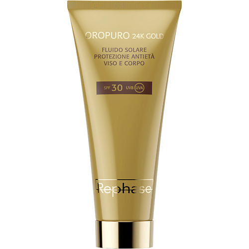 

REPHASE Флюид для лица и тела солнцезащитный увлажняющий Oropuro 24K Sunscreen SPF 30 150, Флюид для лица и тела солнцезащитный увлажняющий Oropuro 24K Sunscreen SPF 30