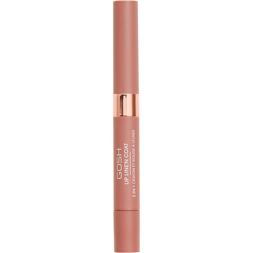 Карандаш для губ GOSH Средство для губ 2 в 1: карандаш и матовый финиш Lip Line'n Coat