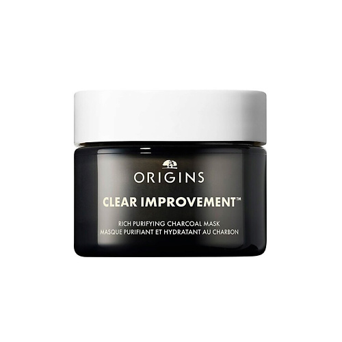 Маска для лица ORIGINS Очищающая маска Clear Improvement Rich Purifying Charcoal