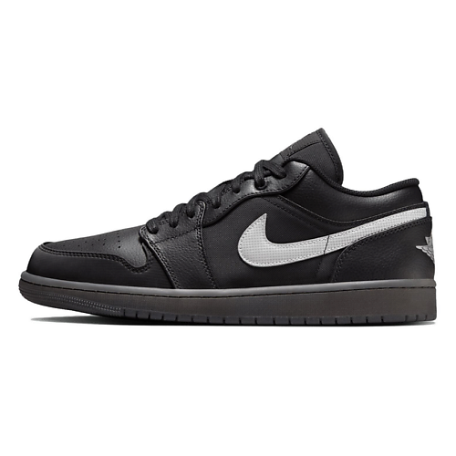 Кроссовки NIKE Кроссовки мужские 1 Low Black White Dark Smoke Grey