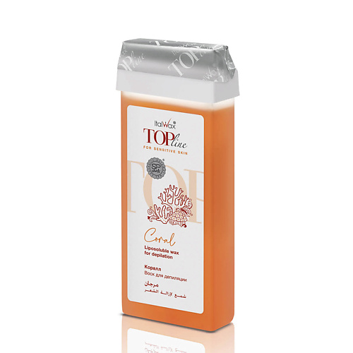 Воск для депиляции ITALWAX Воск Top Line в картридже Коралл