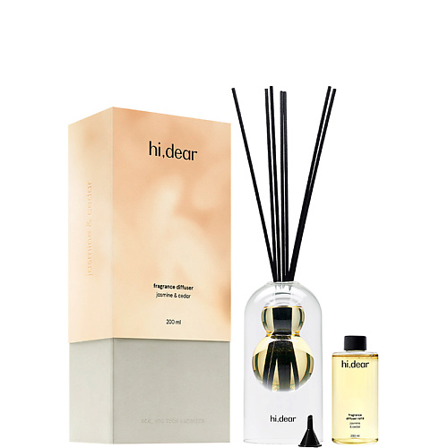 

HI, DEAR Диффузор Жасмин и Кедр Jasmine & Cedar 200, Диффузор Жасмин и Кедр Jasmine & Cedar